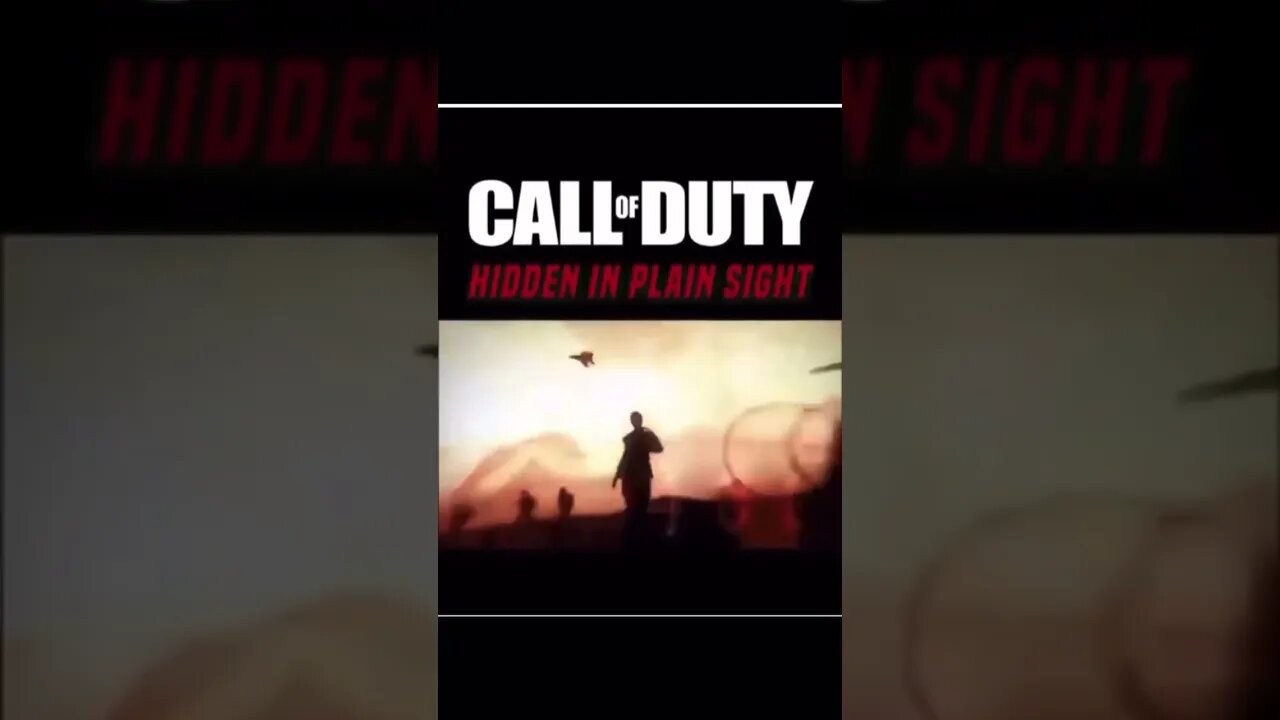 Call Of Duty In Plain Sight