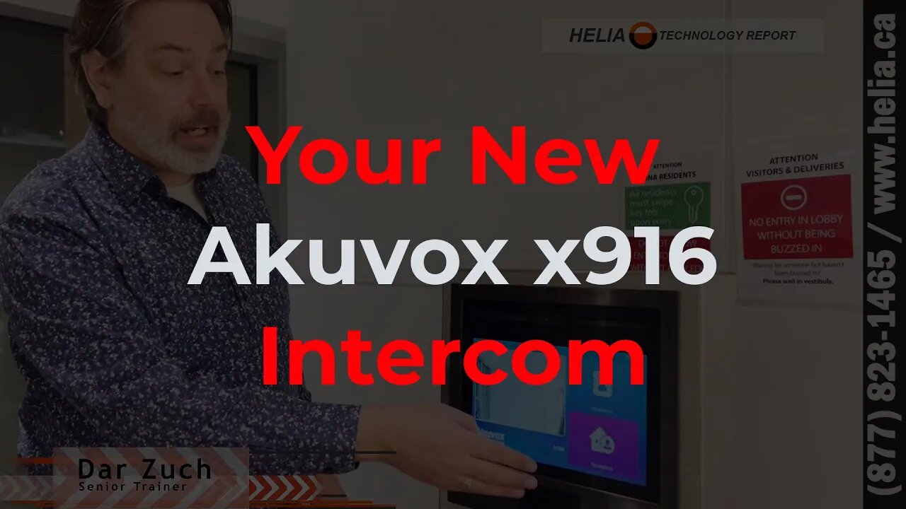 Your New Akuvox x916 Intercom