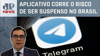 Ministério da Justiça deve abrir processo contra o Telegram; Cristiano Vilela analisa