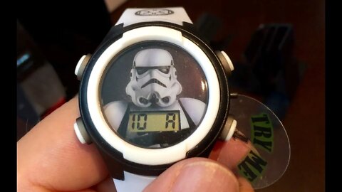 Kids' Star Wars Storm Trooper STM3488 Digital Display Watch