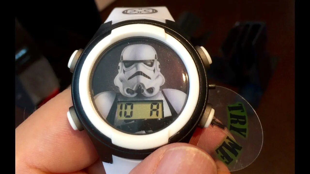 Kids' Star Wars Storm Trooper STM3488 Digital Display Watch
