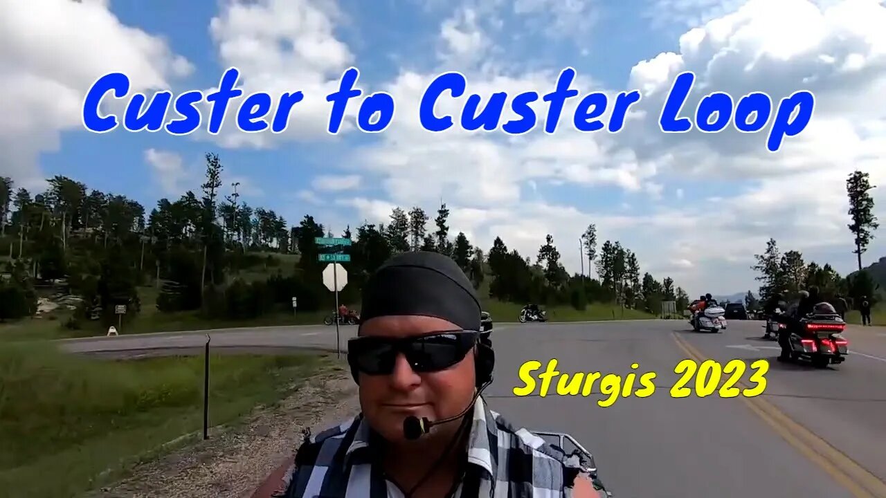 Custer to Custer Loop Motorcycle Ride Sturgis Motorcycle Rally