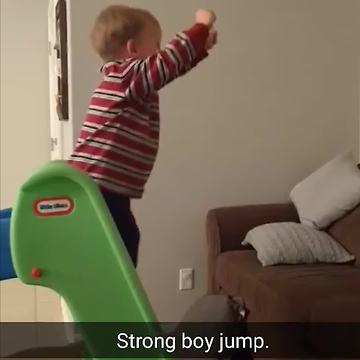 "Little Boy Jumping FAIL"
