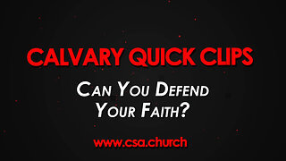 Can You Defend Your Faith?