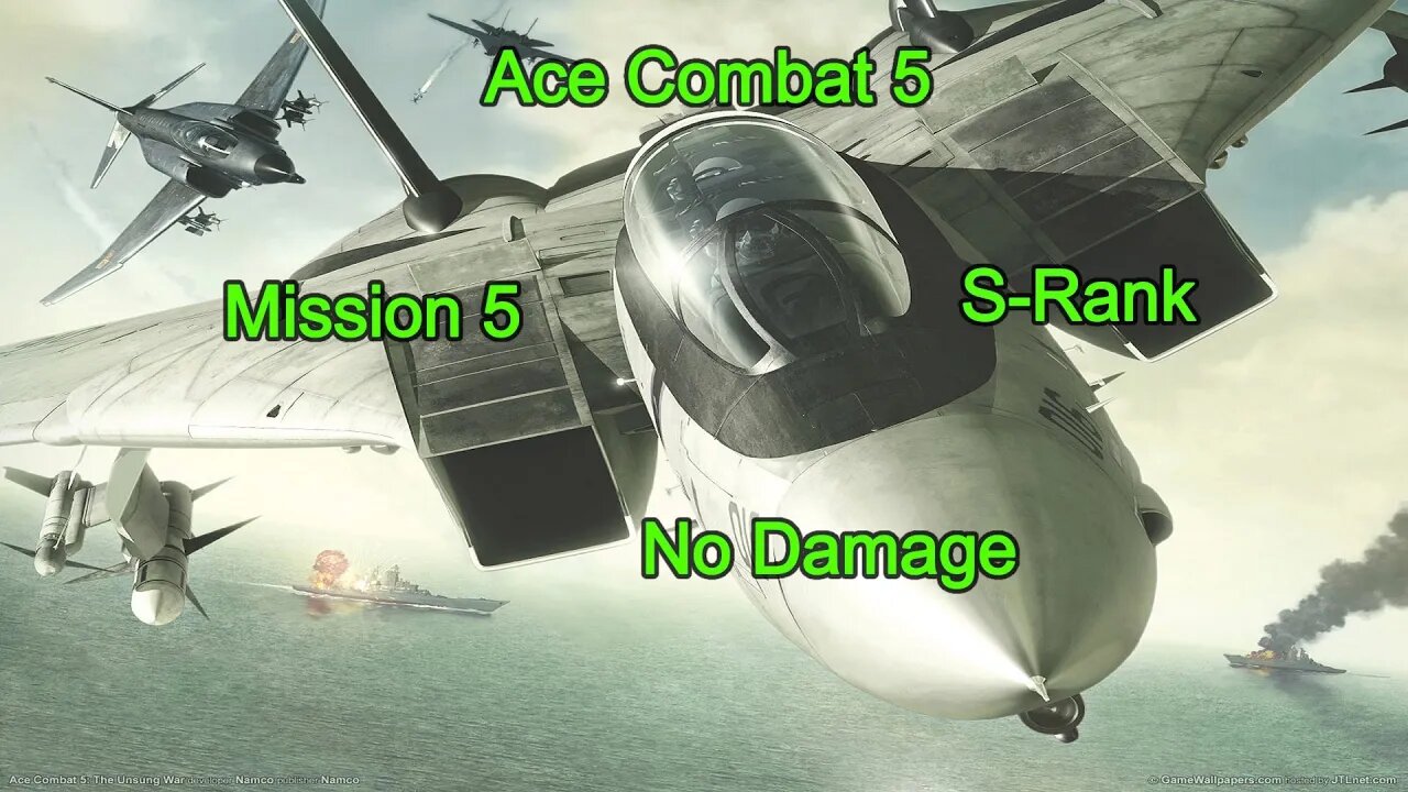 Ace Combat 5, Mission 5, S-Rank, No Damage, (PS5)