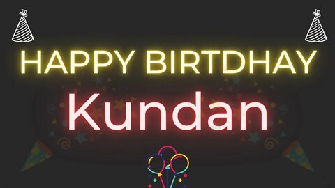 Happy Birthday to Kundan - Birthday Wish From Birthday Bash