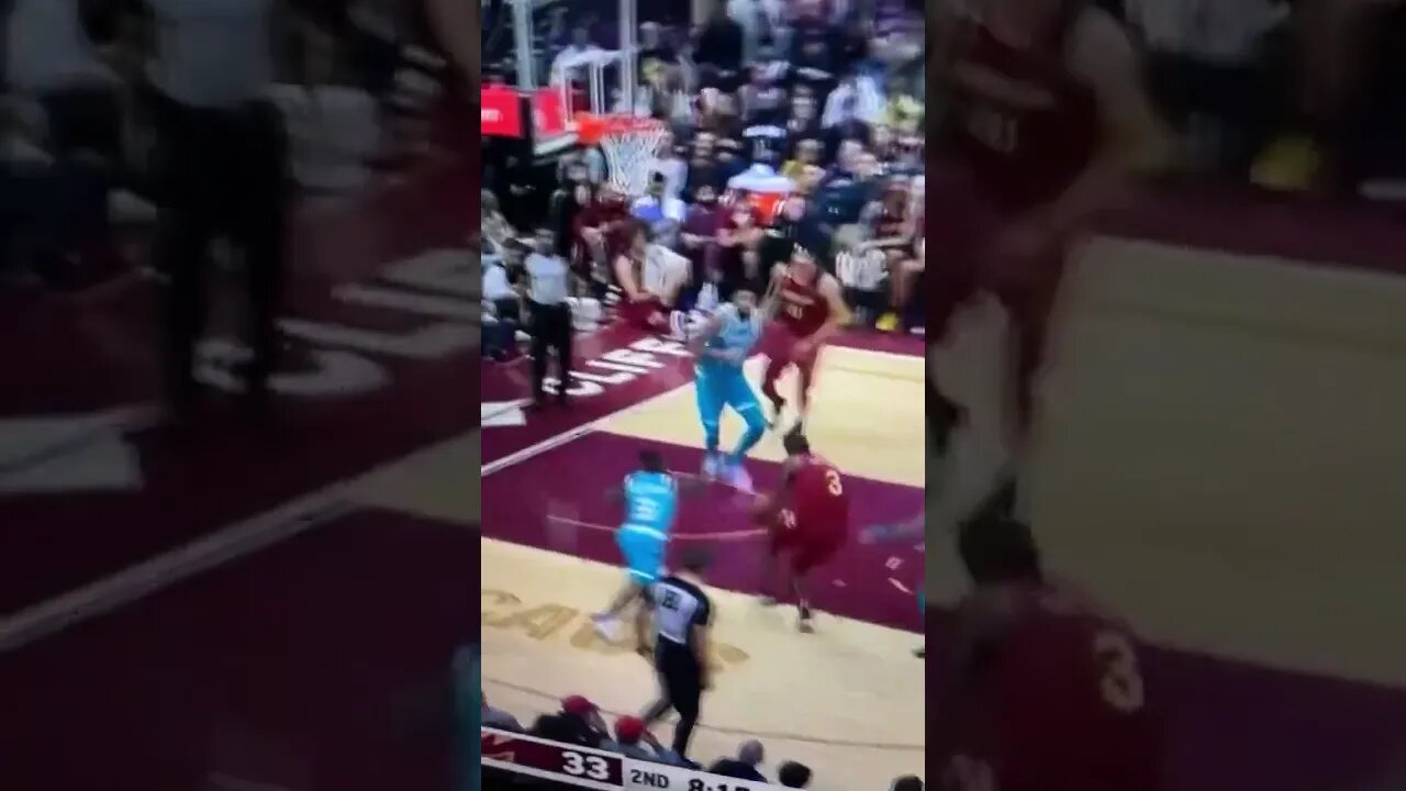 Nick Richards with the Monster Rejection at the Rim.
