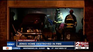 Jenks couple homeless after fire destorys home