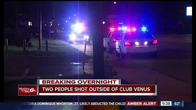 2 shot in parking lot of Club Venus, gentlemen's club on city's west side