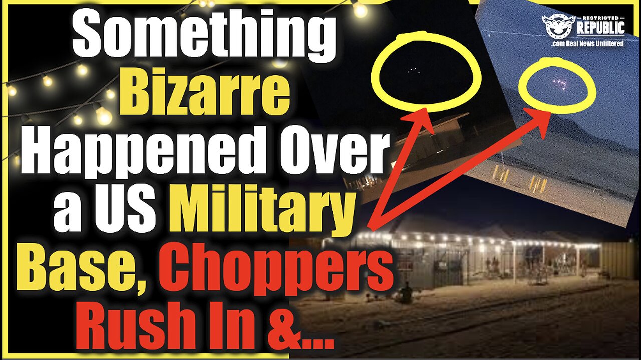 Something Bizarre Happened Over a US Military Base, Choppers Rush In And…