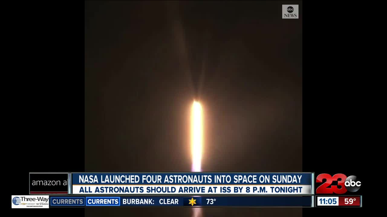 SpaceX launches four astronauts to ISS, two from Kern County