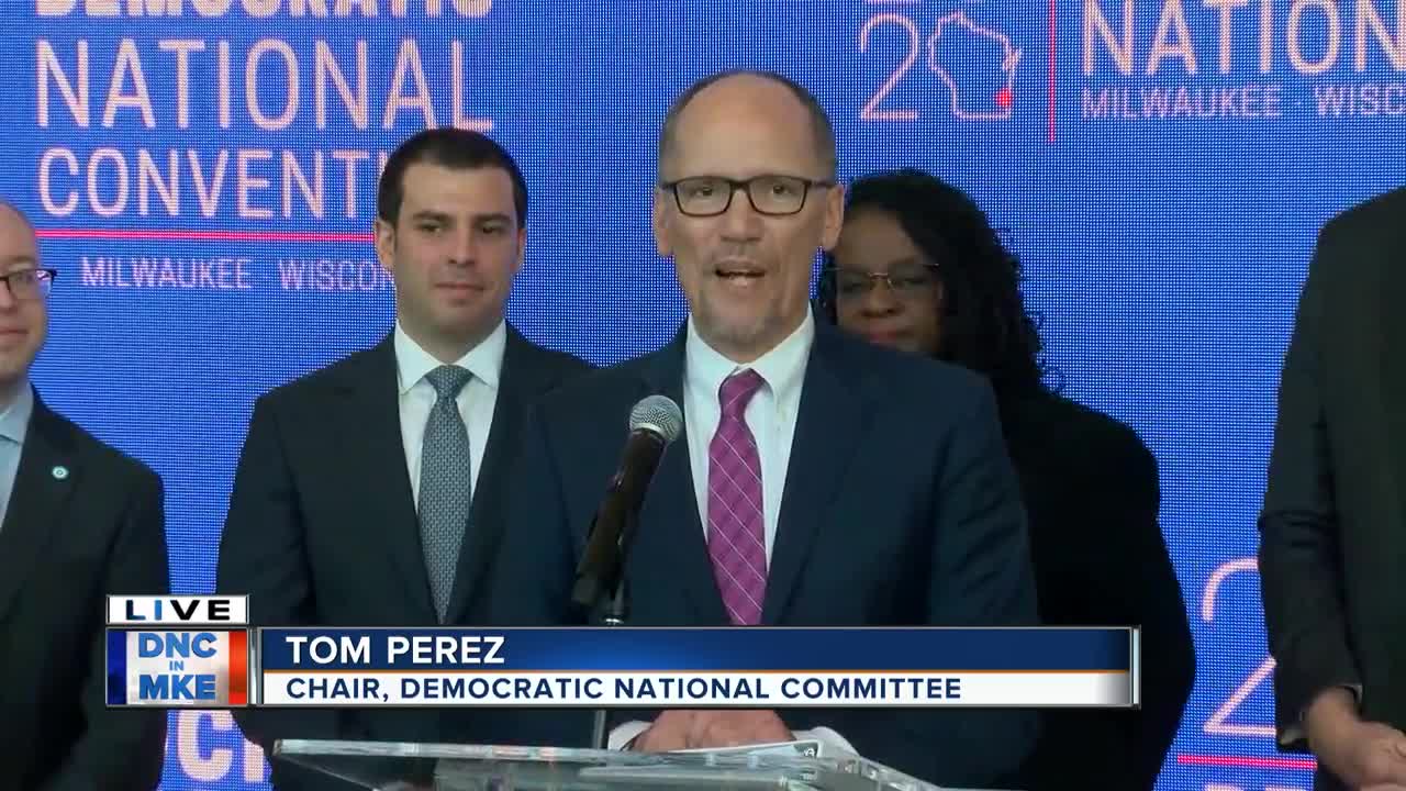 DNC's Tom Perez: 'In 490 days, we will have a discussion on how to take back our democracy'