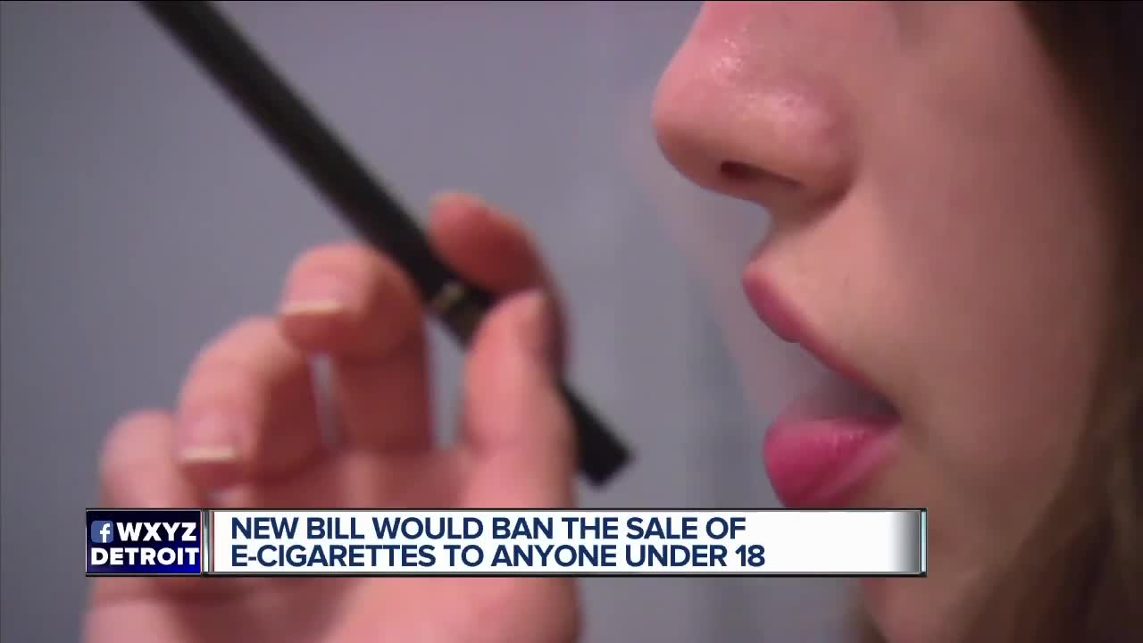 New bill would ban e-cigarettes to anyone under 18