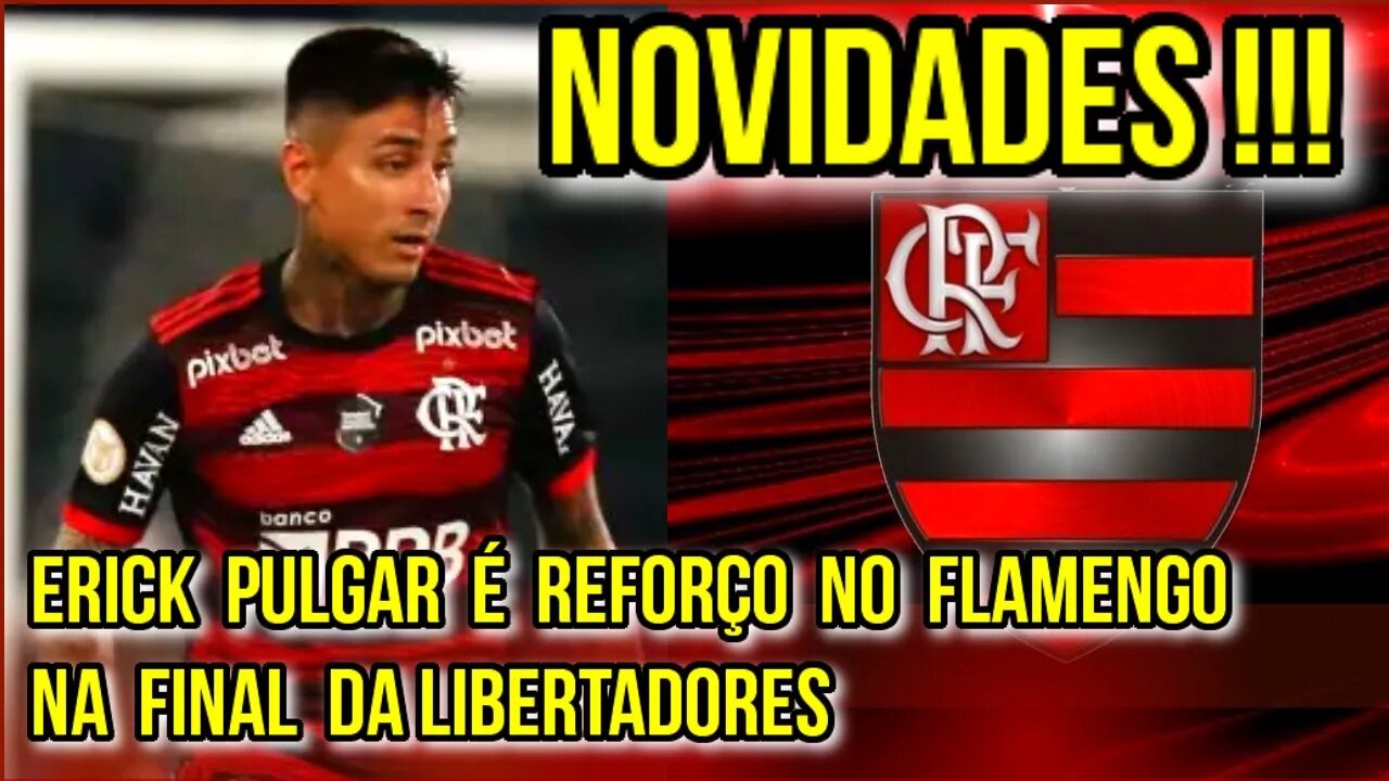 NOVIDADES! PODE COMEMORAR NAÇÃO! PULGAR É REFORÇO CERTO NO FLAMENGO PARA FINAL DA LIBERTADORES