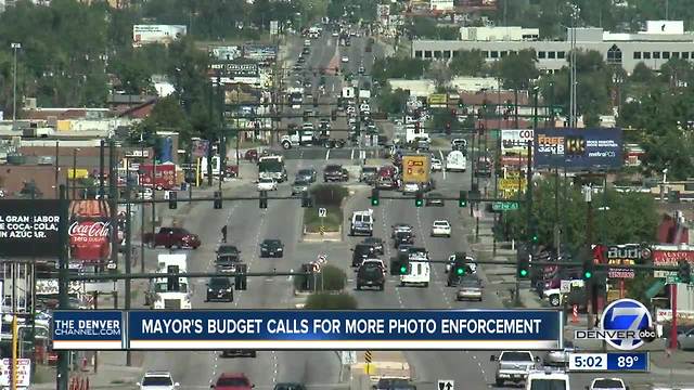 Denver mayor's budget includes more money for photo enforcement on roads