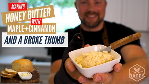 The Perfect Easy Honey Butter | Cooking with a pesky broken thumb