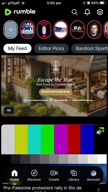 Rumble topics 20/11/2024