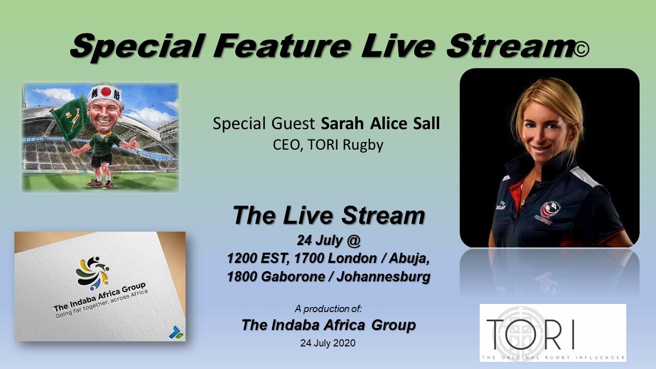 Special Feature Live Stream with Sarah Alice Sall