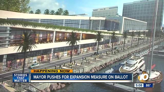 Mayor pushes for expansion measure on ballot