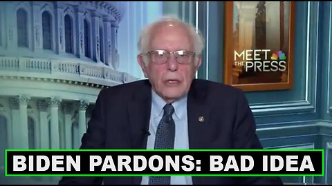 BERNIE SANDERS: The Pardon of Hunter Biden sets a Dangerous Precedent