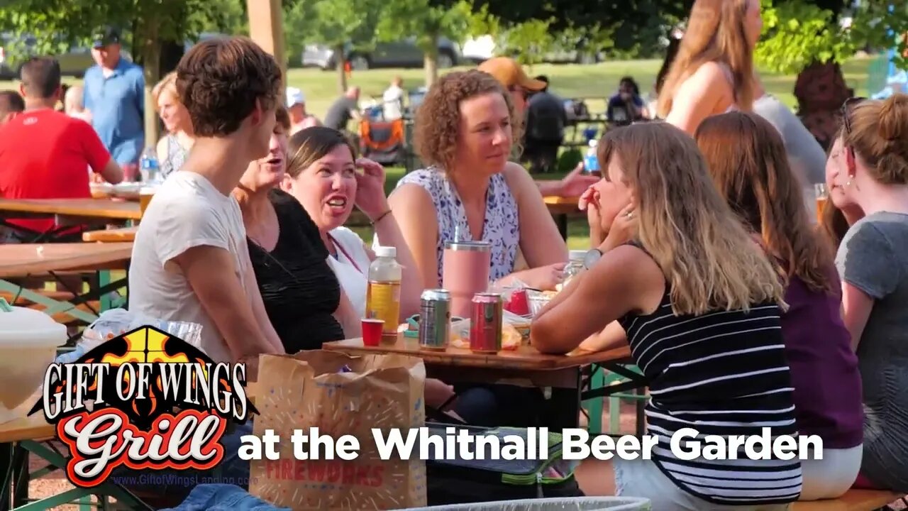 Gift of Wings Grill Friday Fish Fry in Whitnall Park at the Beer Garden