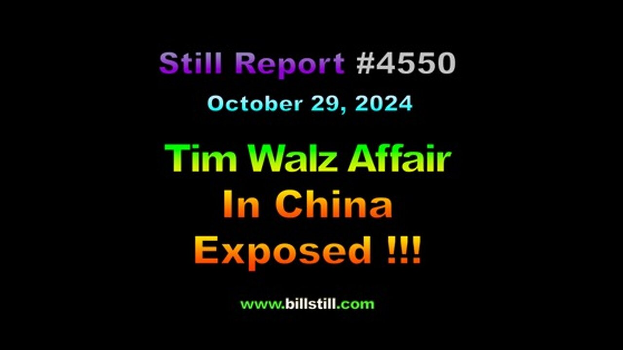 Tim Walz Affair In China Exposed, 4550