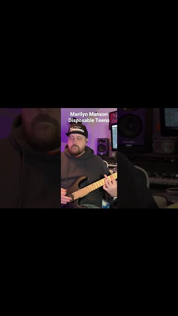 Marilyn Manson - Disposable Teens Guitar Cover (Part 1) - Harley Benton Dullahan