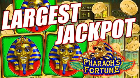 💰 One Of Our 💲BIGGEST💲 Jackpots While Playing Live 🤑😀 | Pharaoh's Fortune