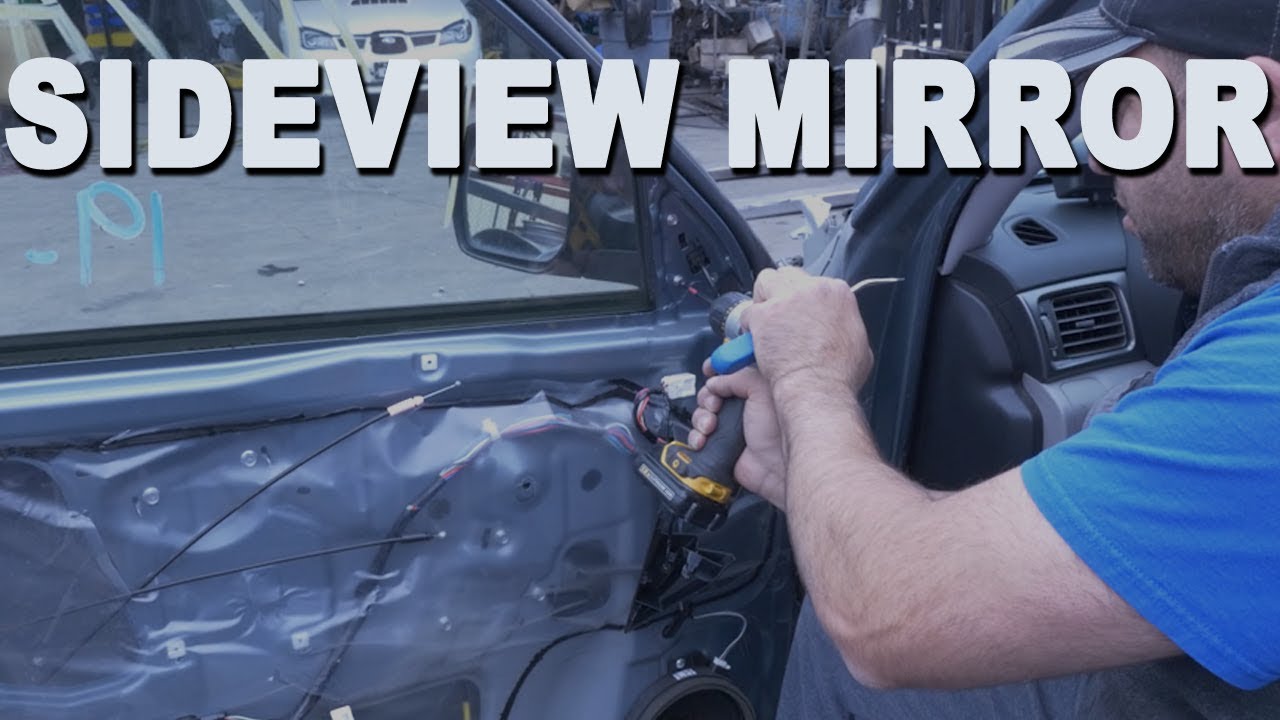 How To Remove a Broken Side View Mirror (FAST)