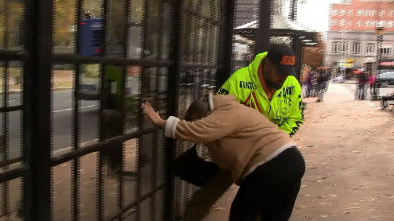 Street Preacher SAVES WOMAN From SEVERE INJURY | Bus Stop Preaching | Kerrigan Skelly
