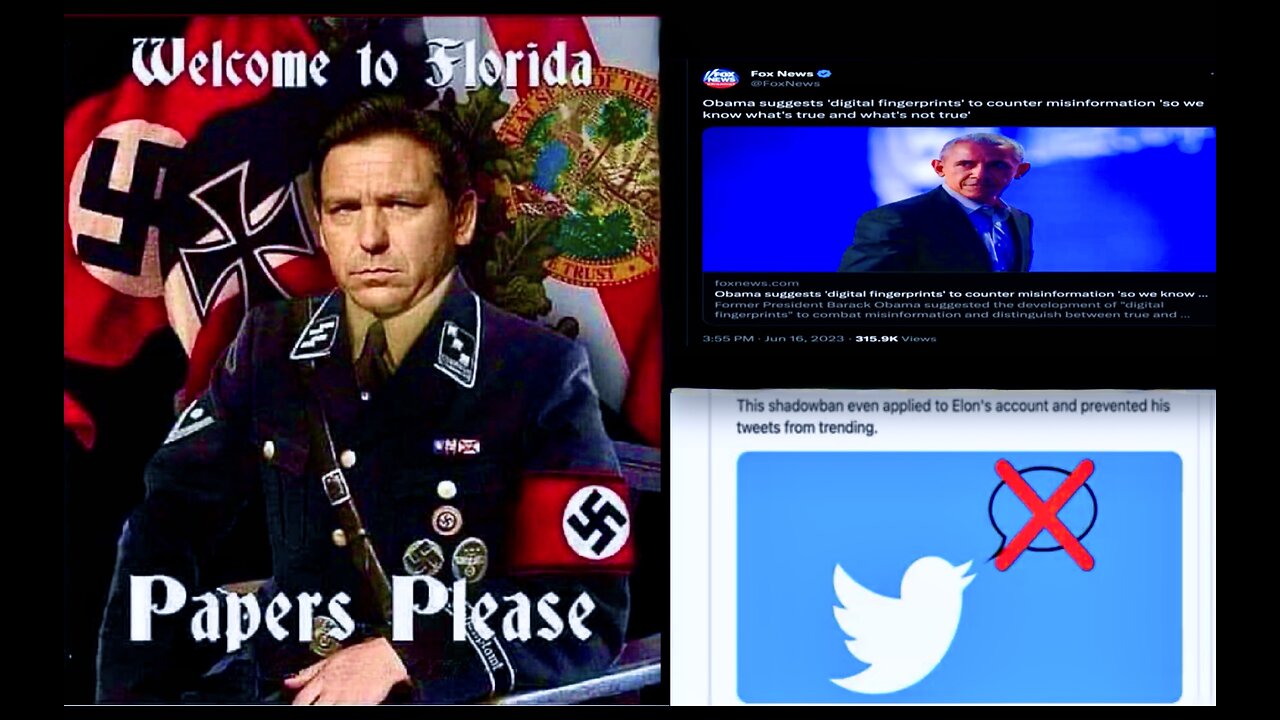 Obama DeSantis Information War Banks Weaponized To Censor Truth InterNet Blackout Targets Covid Info