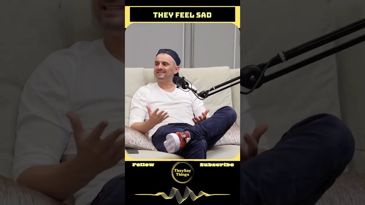 GaryVee, They Feel Sad #shorts #youtubeshorts #garyvee #theysay #viral #fullsendpodcast #fyp #