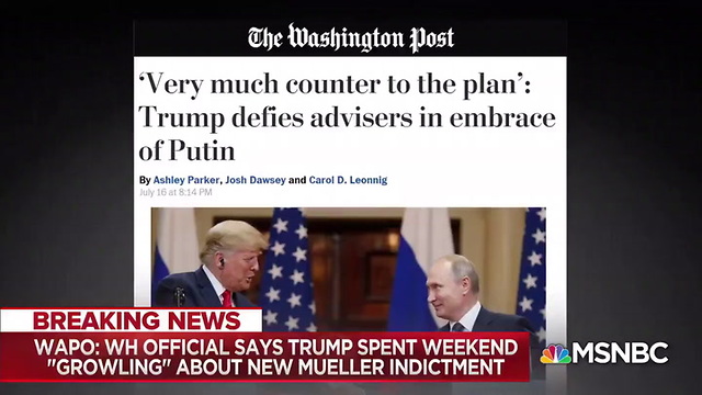 Msnbc Compares Trumps Meeting With Putin To The 2,403 Americans Who Died At Pearl Harbor