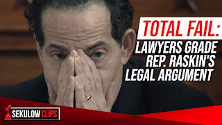 TOTAL FAIL: Lawyers Grade Lead Impeachment Manager Rep. Raskin's Legal Argument