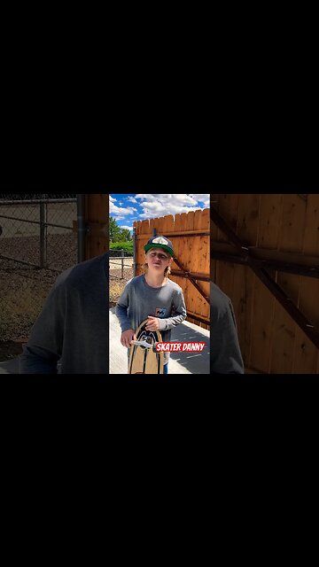 Skater Danny #skateboarding #shorts #funny #hueylewis