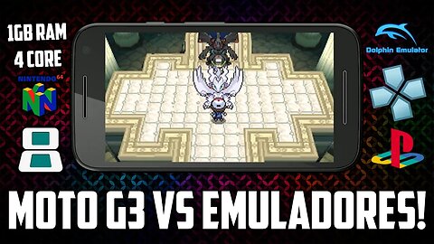 MOTO G3 VS EMULADORES! | AINDA AGUENTA? | Dolphin Emulator, Drastic, PPSSPP, Duckstation PS1...