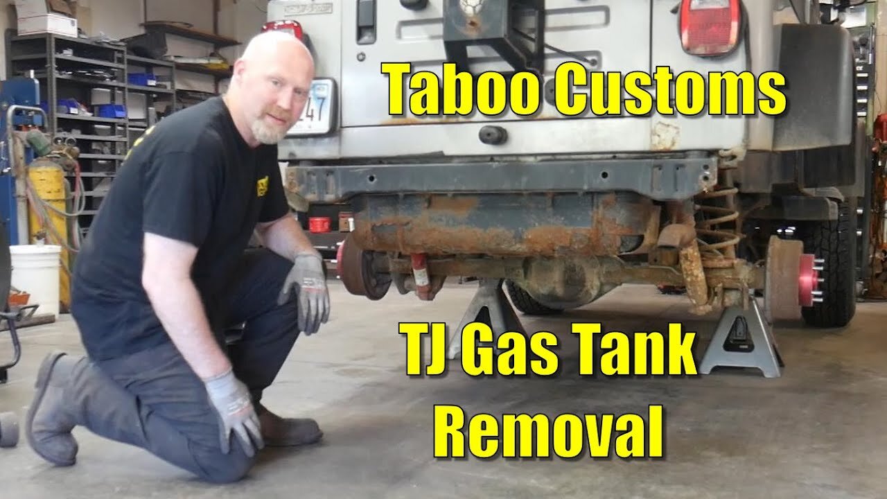 Jeep TJ Gas Tank Removal