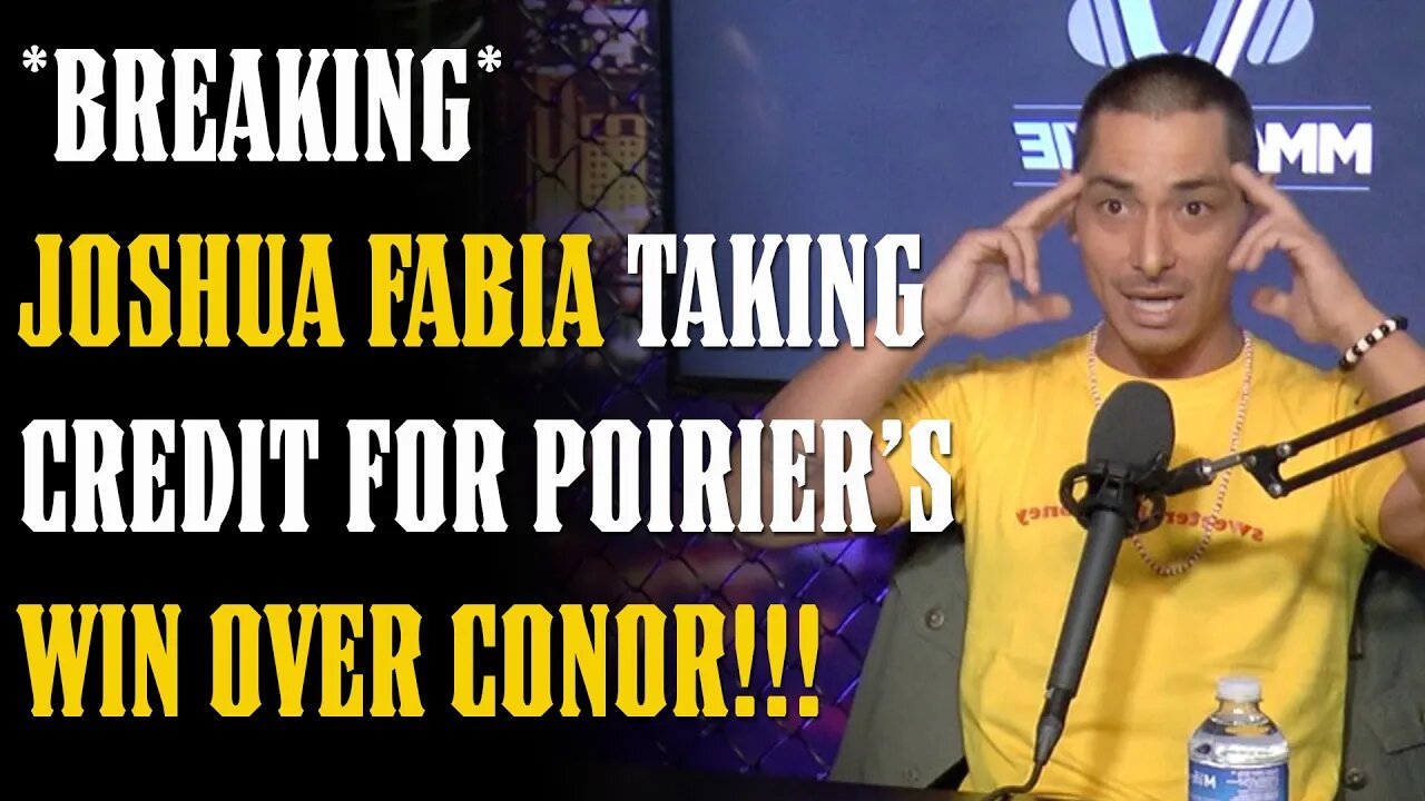 *BREAKING* Josh Fabia LEAKS Training Footage - Takes Credit for Dustin Poirier Beating McGregor!!