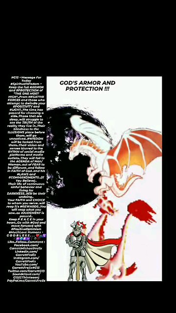 ▪︎GOD'S ARMOR AND PROTECTION▪︎