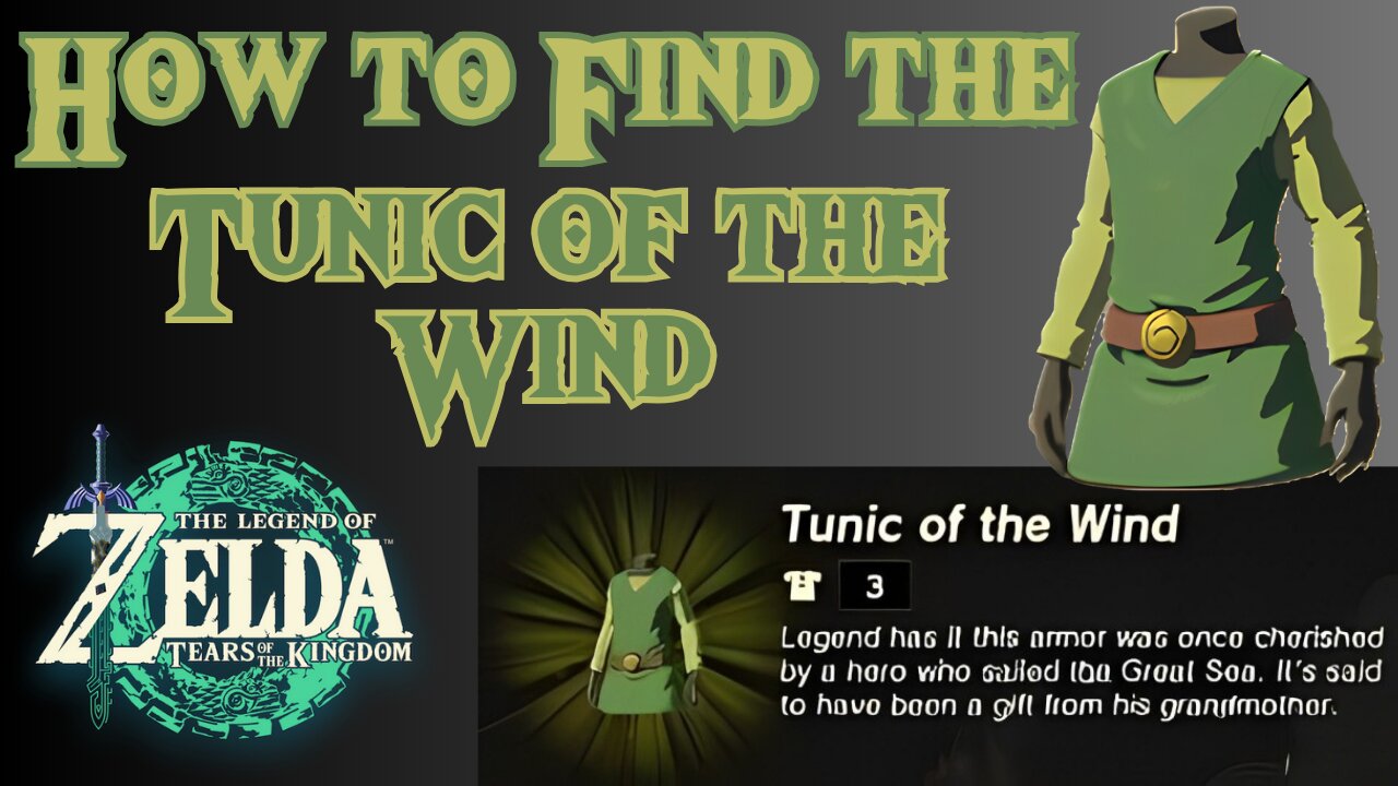 How to Find the Tunic of the Wind in The Legend of Zelda: Tears of the Kingdom!!! #totk