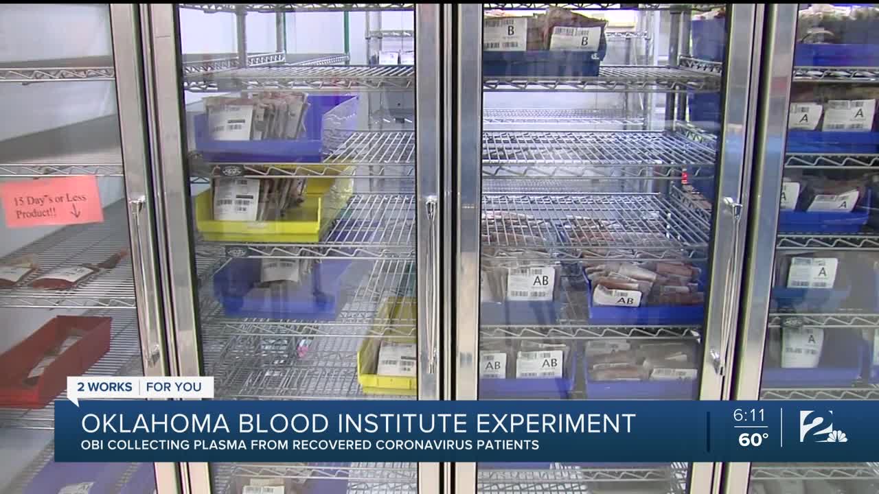 OBI Collecting Plasma From Recovered Coronavirus Patients