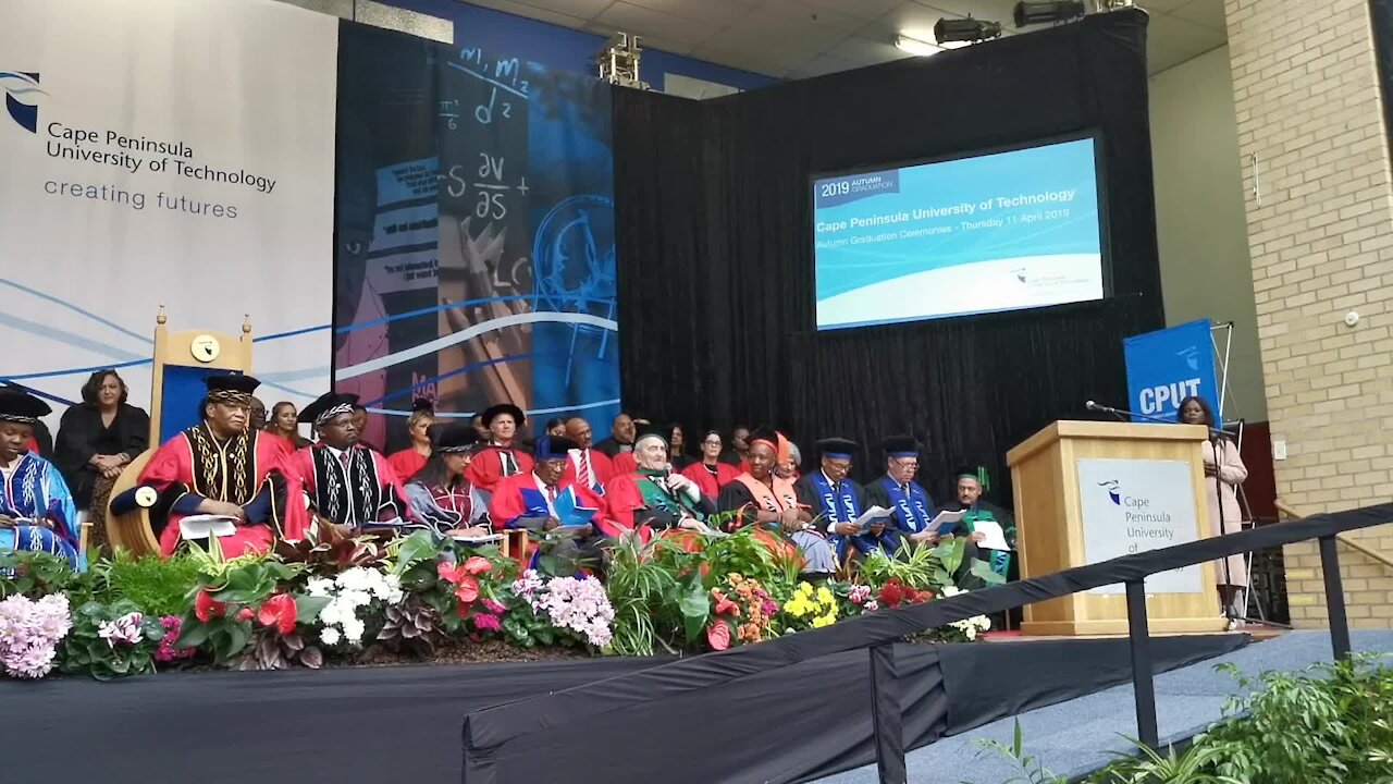 SOUTH AFRICA - Cape Town - Denis Goldberg during a speech after receiving a honourable Doctorate (video) (f4R)