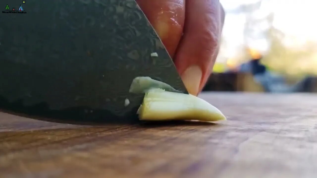 Menwiththepot Steak 🥩 with chimichurri sauce, served with crunchy toasted bread 🥖 ASMR cooking 🔥-9