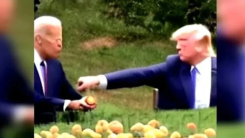 Trump and Biden eating Peaches - AI. #biden #trump @historyoftheworld852