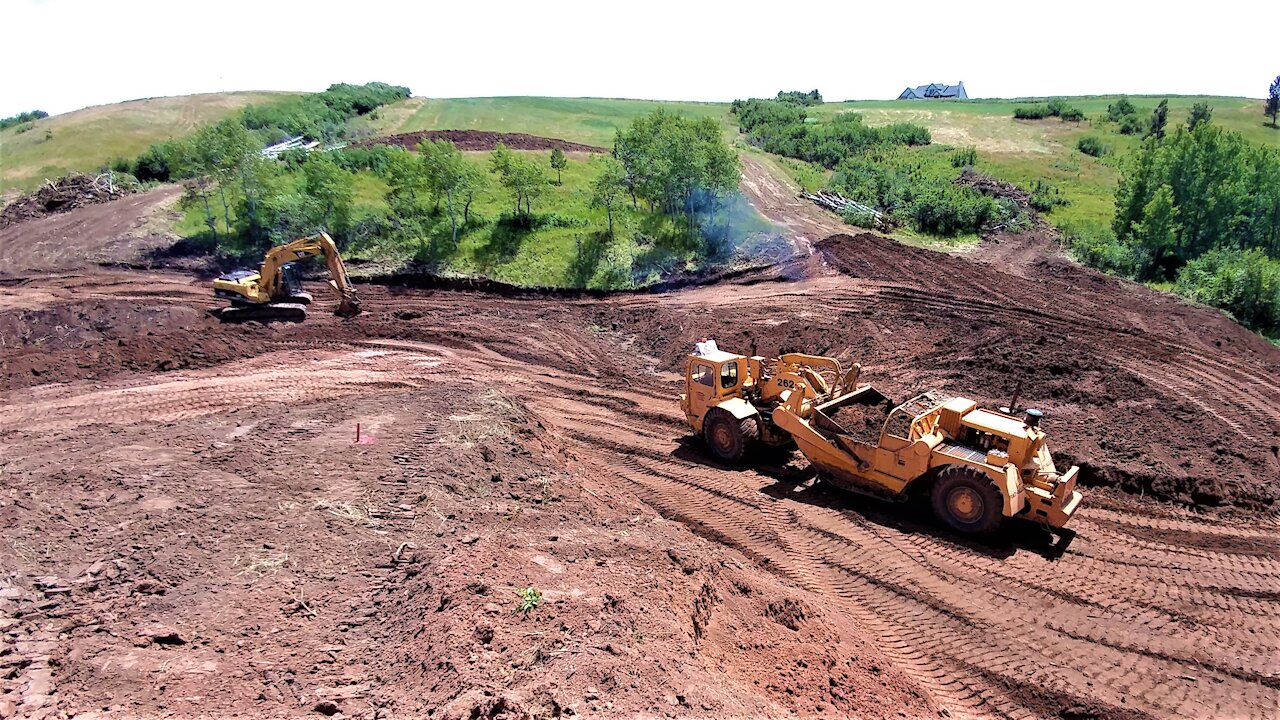 Building a Perfect Montana Trout Pond in Time Lapse