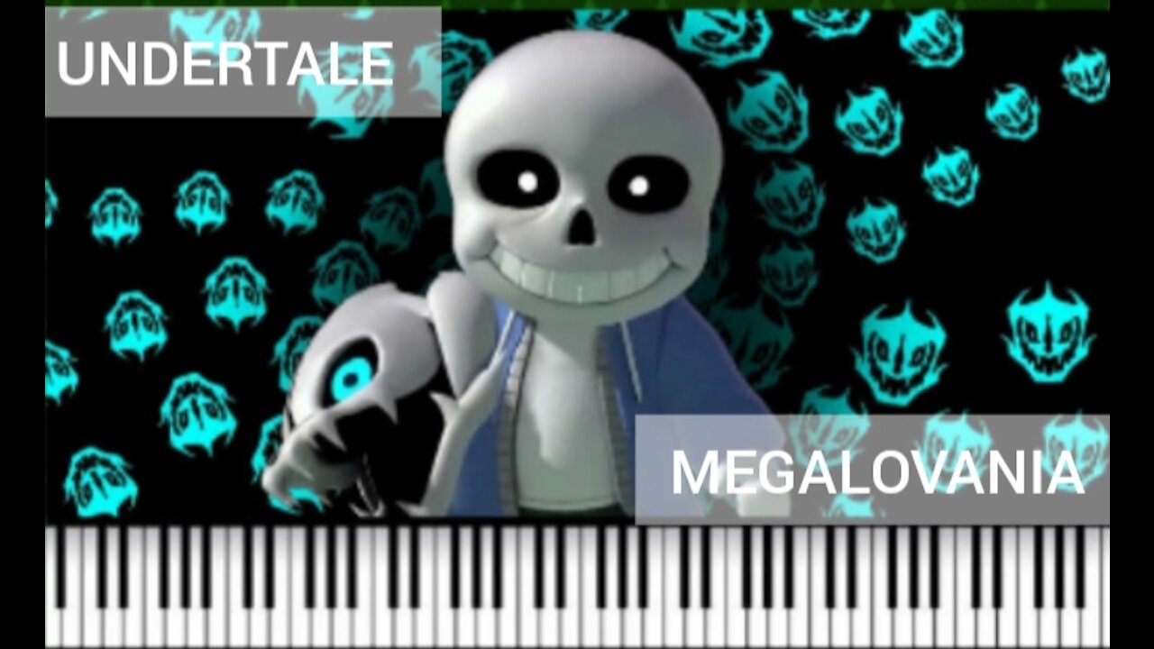 undertale megalovania on piano