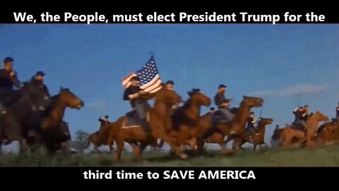 VOTE 2024 WE MUST VOTE A 3RD TIME FOR PRESIDENT TRUMP