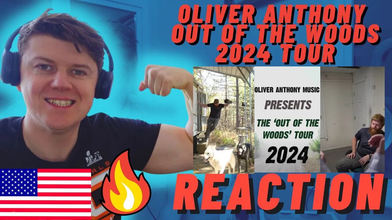 Oliver Anthony - Out of the Woods 2024 Tour - IRISH REACTION