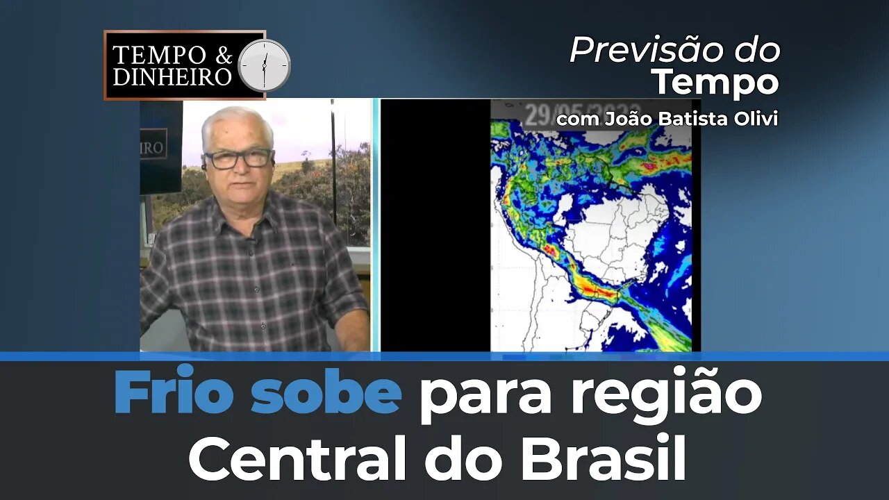 Previsão do tempo indica queda de até 16ºC . Frio sobe para região Central do Brasil