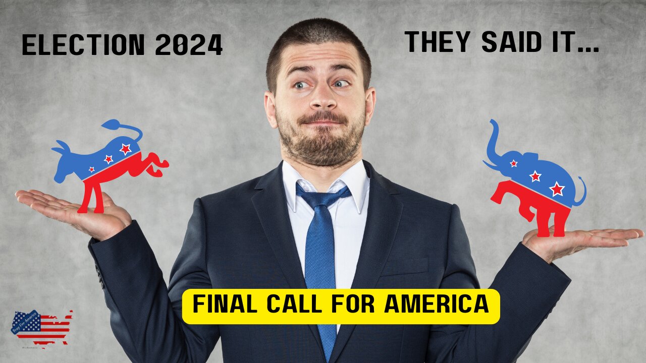 THEY SAID IT!!! | ELECTION 2024